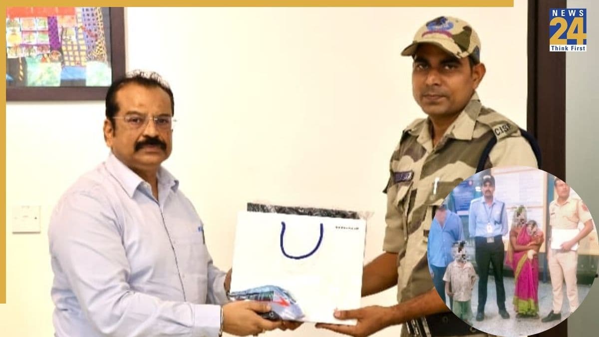 RRTS स्टेशन पर रोता मिला बच्चा, CISF ने मानव तस्करों से बचाया; परिजनों के चेहरे पर लौटी मुस्कान
