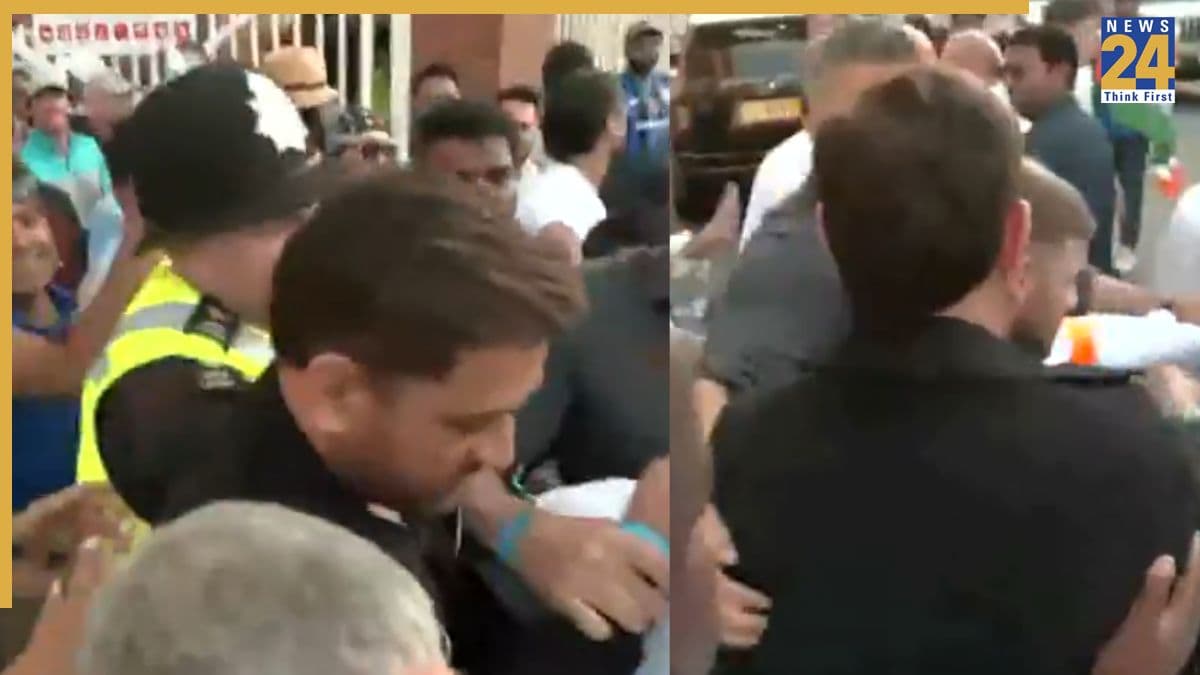 VIDEO: इंग्लैंड में एमएस धोनी के लिए बेकाबू हुए फैंस, मुश्किल से बचकर निकले पूर्व कप्तान