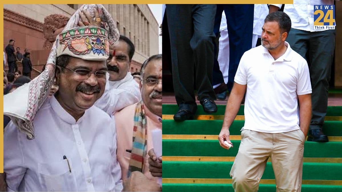 'देश का हर छात्र देख रहा है…', संसद में धर्मेंद्र प्रधान के BJP की ओर से स्वागत पर राहुल गांधी