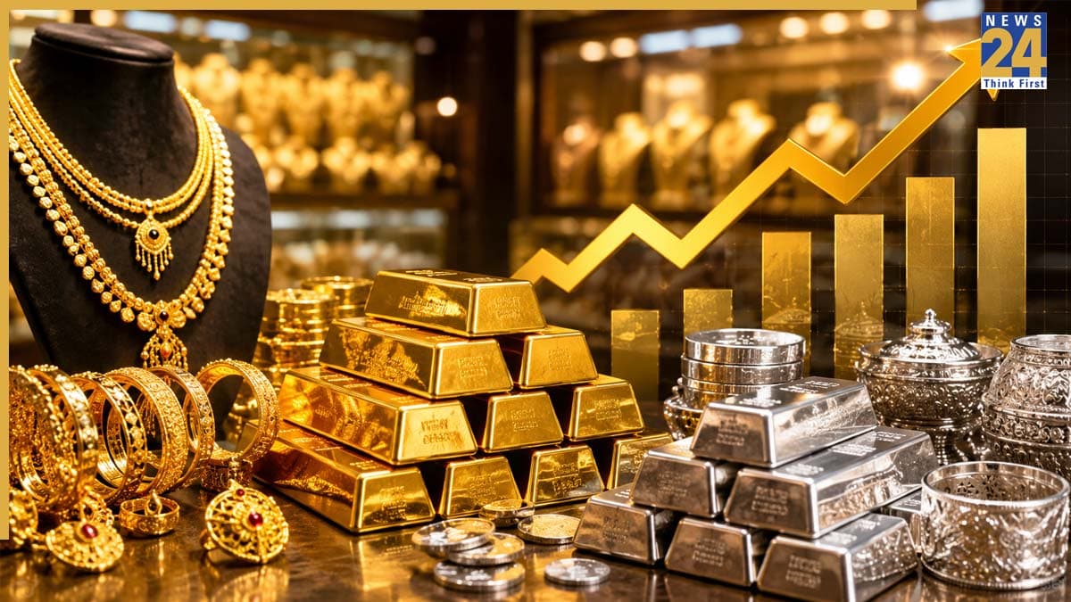 Gold Silver Rate Today 22 July: सोने-चांदी के दामों में उछाल, जानें दिल्ली-मुंबई समेत बड़े शहरों के नए रेट