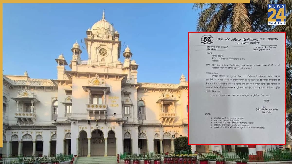 KGMU के हॉस्टलों की मेस में नॉनवेज बैन पर बवाल, सपा ने बताया तुगलकी फरमान, कांग्रेस ने बीफ पर घेरा