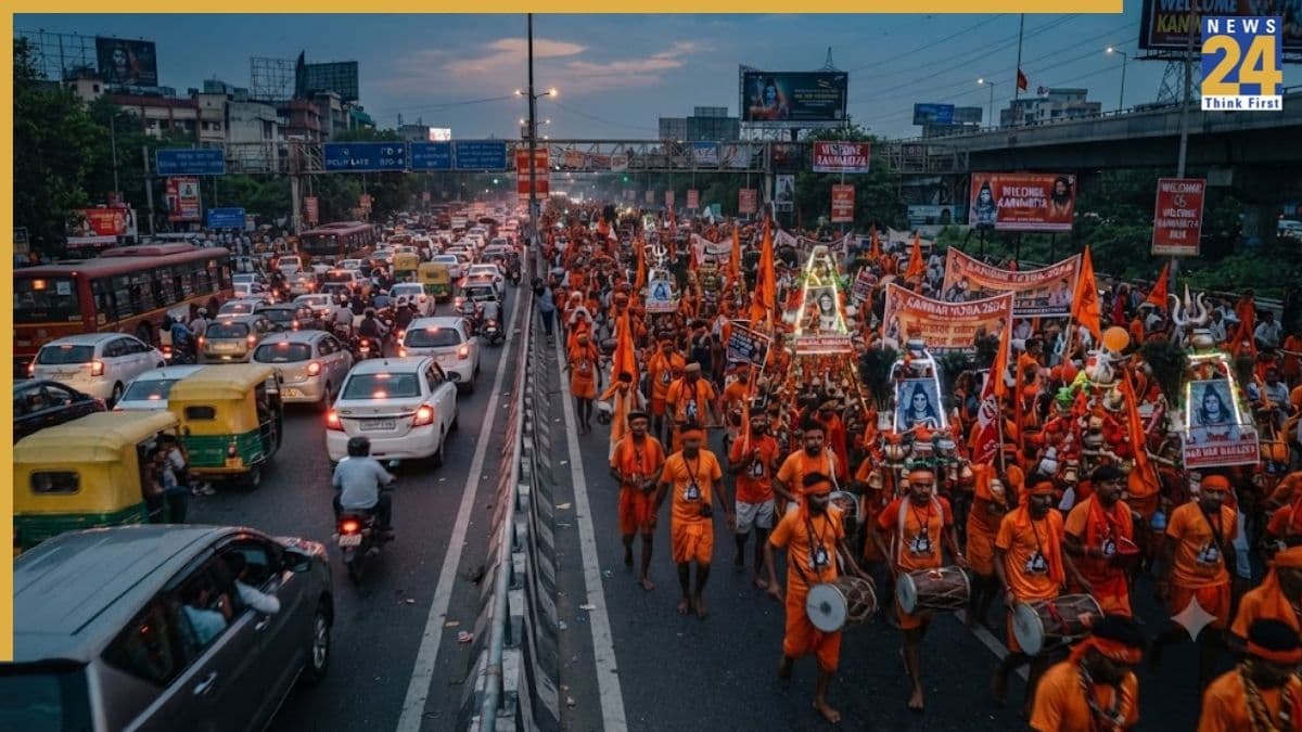कांवड़ यात्रा को लेकर दिल्ली ट्रैफिक पुलिस ने जारी की एडवाइजरी, 11 अगस्त तक इन रास्तों पर लगेगा जाम