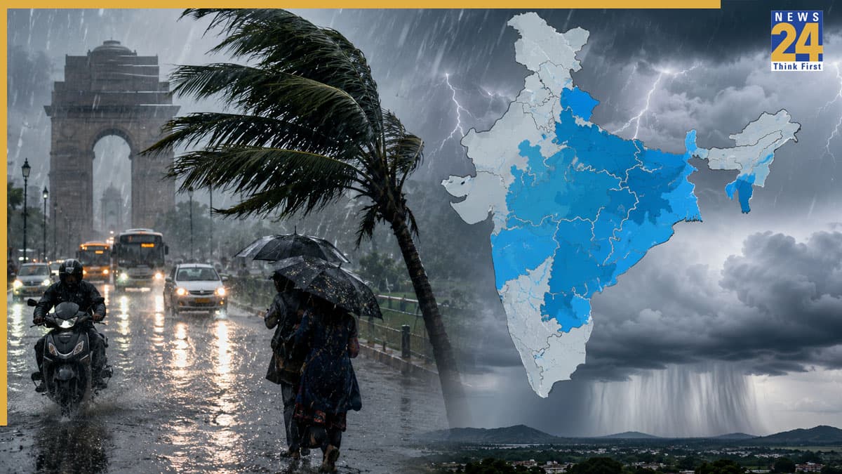 IMD Rain Alert: दिल्ली-यूपी समेत 15 राज्यों में 15 जुलाई तक भारी बारिश का अलर्ट, 60 की रफ्तार से चलेंगी हवाएं
