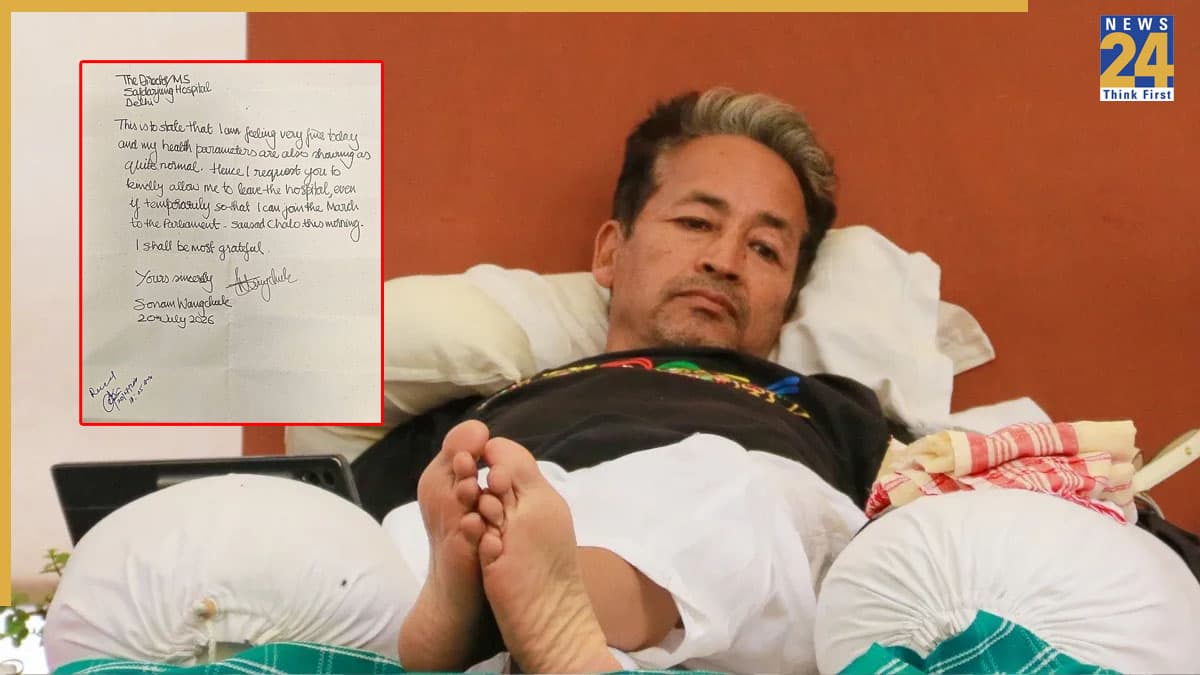 'डिस्चार्ज करो, संसद मार्च में जाना है मुझे', सोनम वांगचुक ने हॉस्पिटल को लिखी चिट्ठी, 28 जुलाई से जारी है भूख हड़ताल