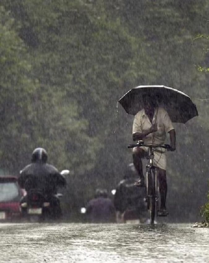 राजस्थान और पंजाब में भी बारिश का असर
