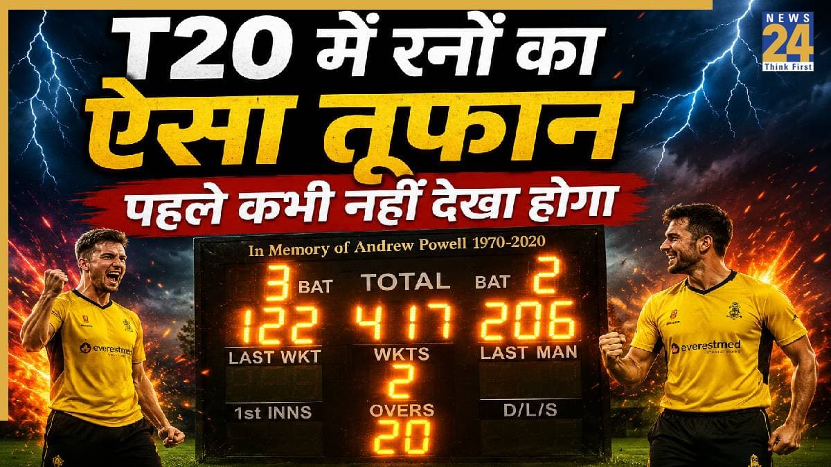 20 ओवर में 417 रन, 69 चौके-छक्के… T20 में आया रनों का सैलाब, टूट गए सारे रिकॉर्ड