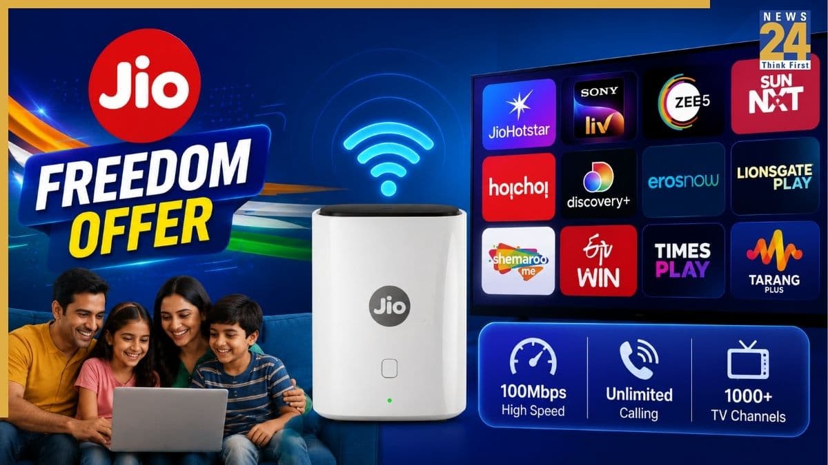 Jio का धमाकेदार Freedom ऑफर! 15 महीने तक 100Mbps इंटरनेट, 12 OTT ऐप्स फ्री, बस एक बार करना होगा रिचार्ज