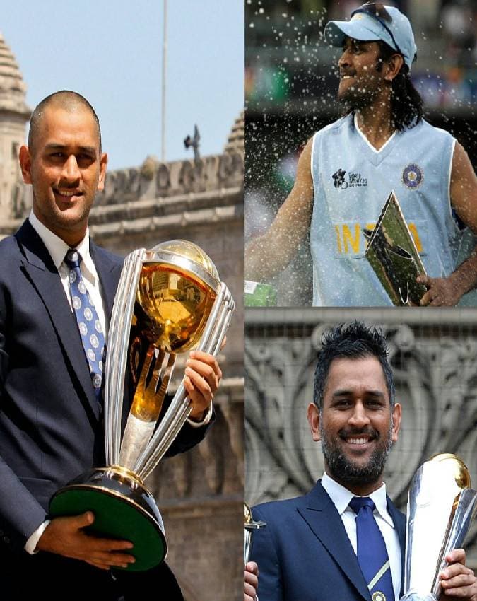 1. तीनों ICC ट्रॉफी जीतने वाले दुनिया के इकलौते कप्तान