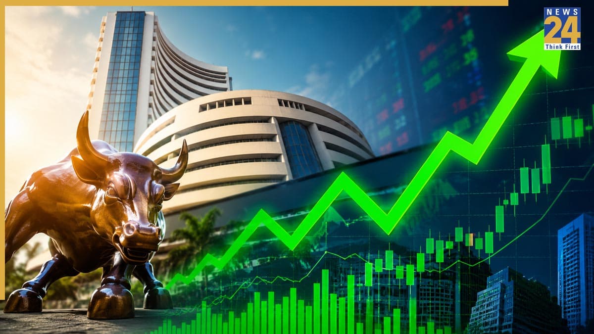 Share Market Update: शेयर बाजार में आज बल्ले-बल्ले: सेंसेक्स 800 अंक उछला, निफ्टी 24200 के पार! जानें तेजी के 4 बड़े कारण