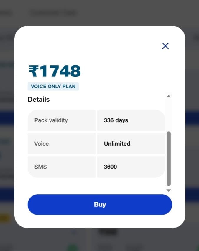 336 दिन की वैलिडिटी