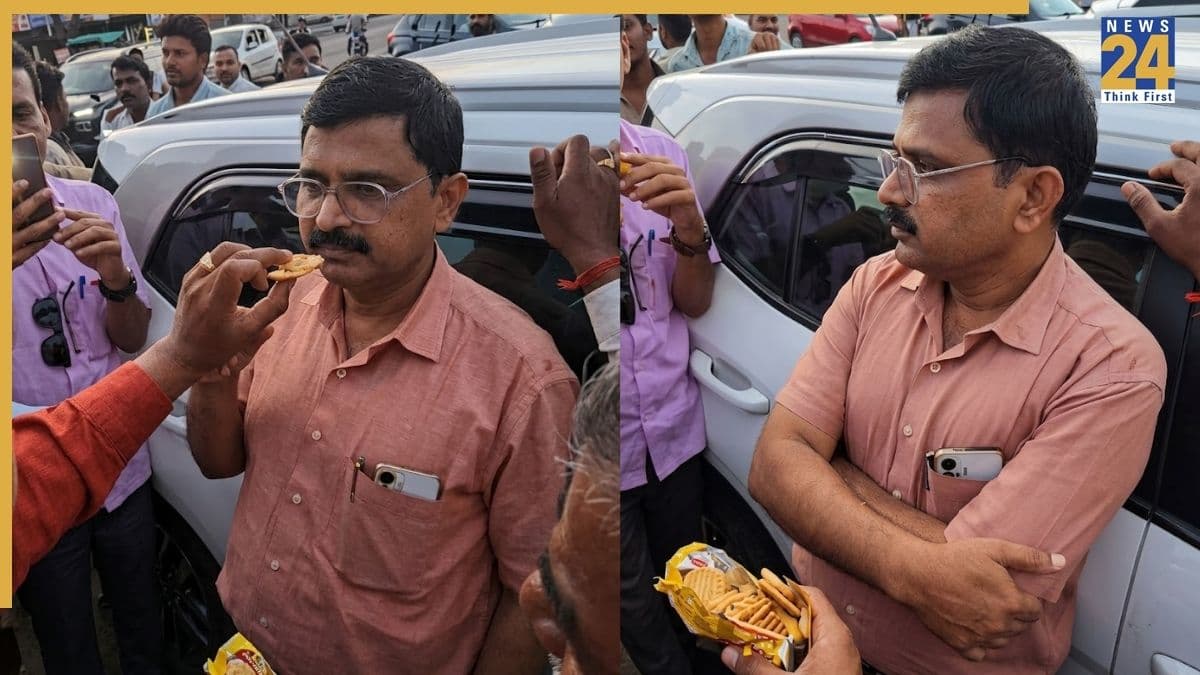 रिश्वत के आरोपों में घिरे FDA अधिकारी, भीड़ ने एक्सपायर्ड बिस्किट खाने पर किया मजबूर