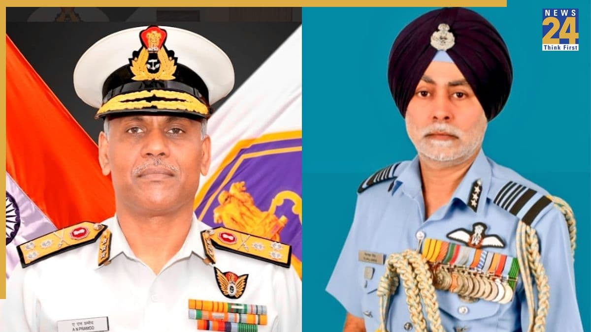 एयर मार्शल तेजपाल सिंह बने IAF के नए उप प्रमुख, वाइस एडमिरल ए एन प्रमोद ने नौसेना के उप प्रमुख बने