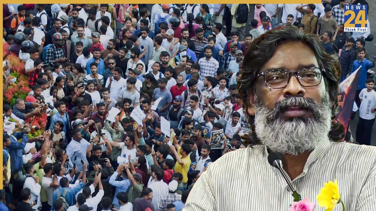 jharkhand students protest