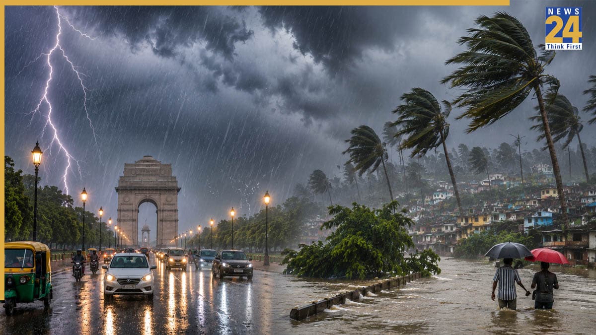 Aaj Ka Mausam 19 August: 75KM भयानक स्पीड वाली तूफानी हवाओं की चेतावनी, आज दिल्ली समेत 23 राज्यों में बारिश का अलर्ट