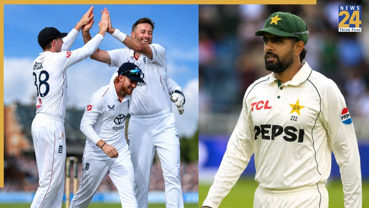 ENG vs PAK: लॉर्ड्स टेस्ट में पाकिस्तान ने टेके घुटने, बाबर आजम की टीम 110 पर ढेर, इंग्लैंड के पास 261 रनों की बढ़त