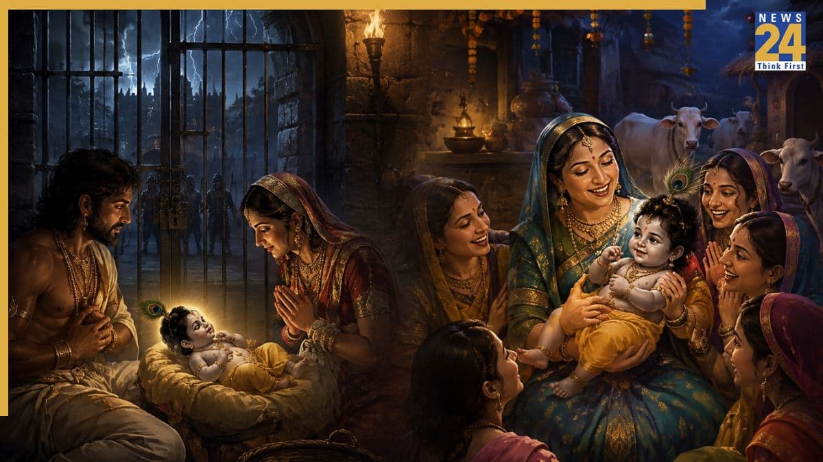 Krishna Janmashtami 2026: कैसे मथुरा के कारागार से नंदगांव पहुंचे थे श्रीकृष्ण? जानिए जन्माष्टमी से जुड़ी पौराणिक कथा