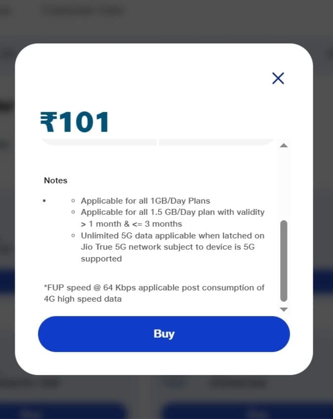 1.5GB डेली डेटा प्लान के साथ मिलेगा फायदा