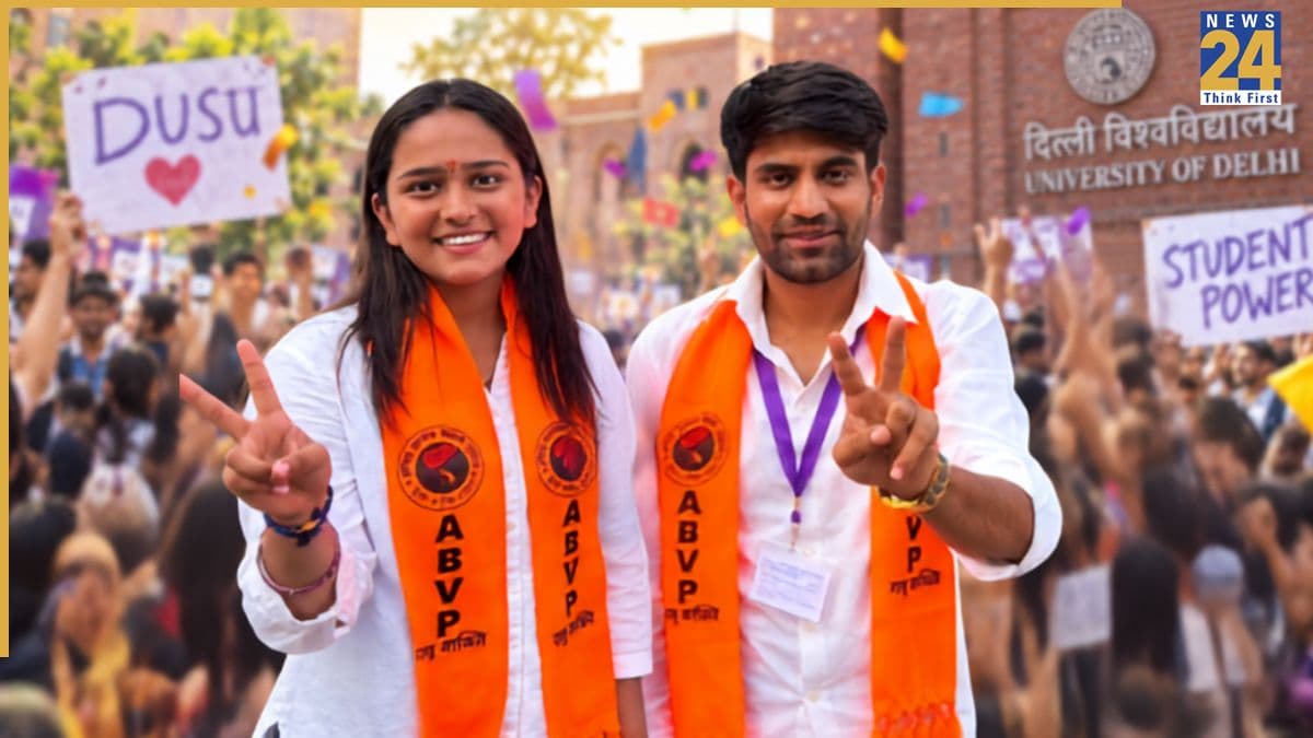 कौन हैं DUSU की नई सचिव रिया छाबड़ी और संयुक्त सचिव लक्ष्यराज? ABVP से जुड़े हैं दोनों विजेता
