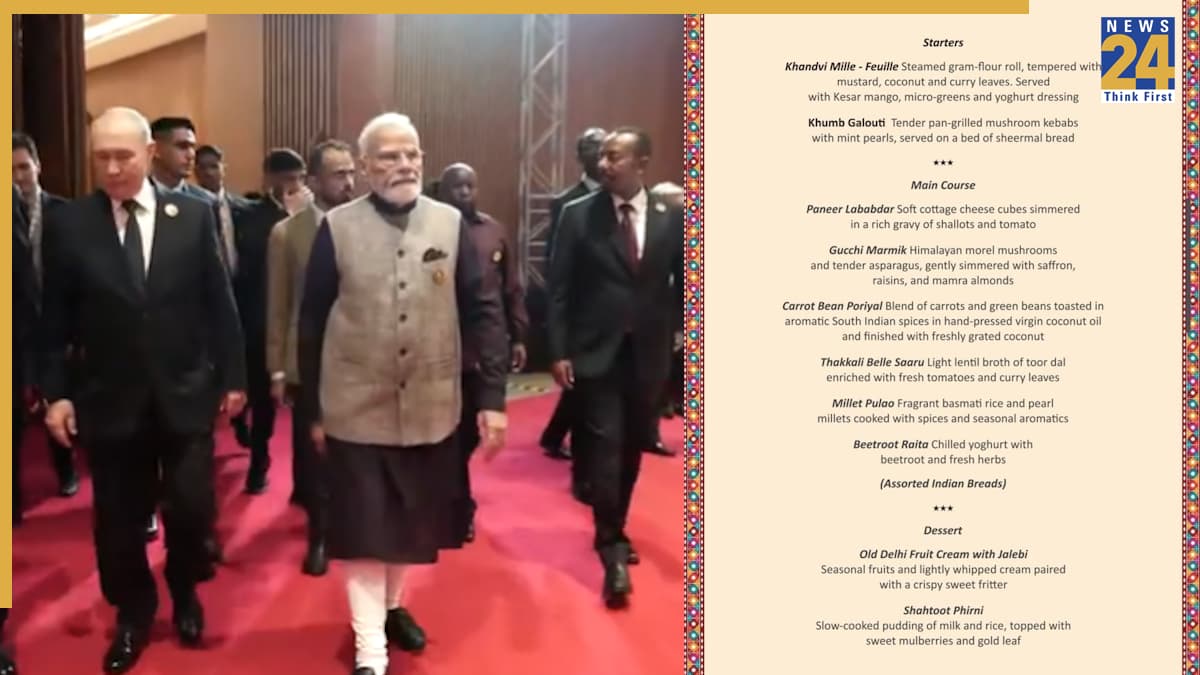 PM मोदी ने होस्ट किया ब्रिक्स मेहमानों का डिनर, स्टार्टर्स से लेकर मेन कोर्स तक क्या-क्या परोसा गया? देखें पूरा मेन्यू