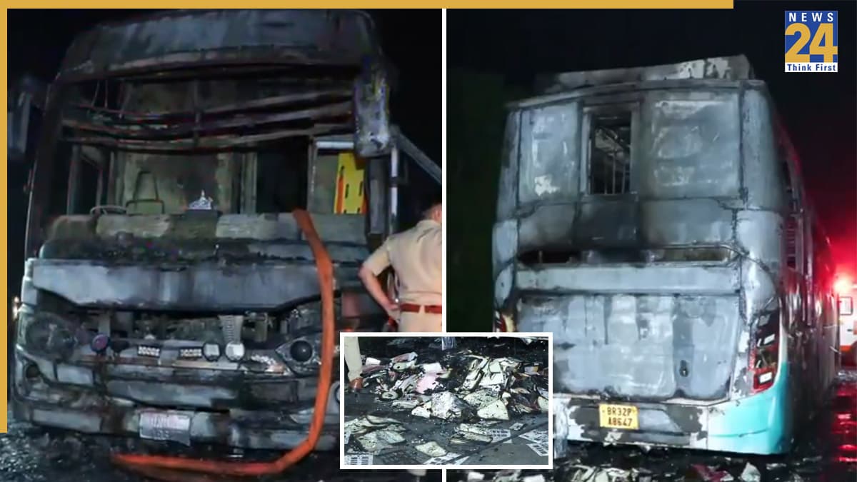greater noida | yamuna expressway | sleeper bus fire