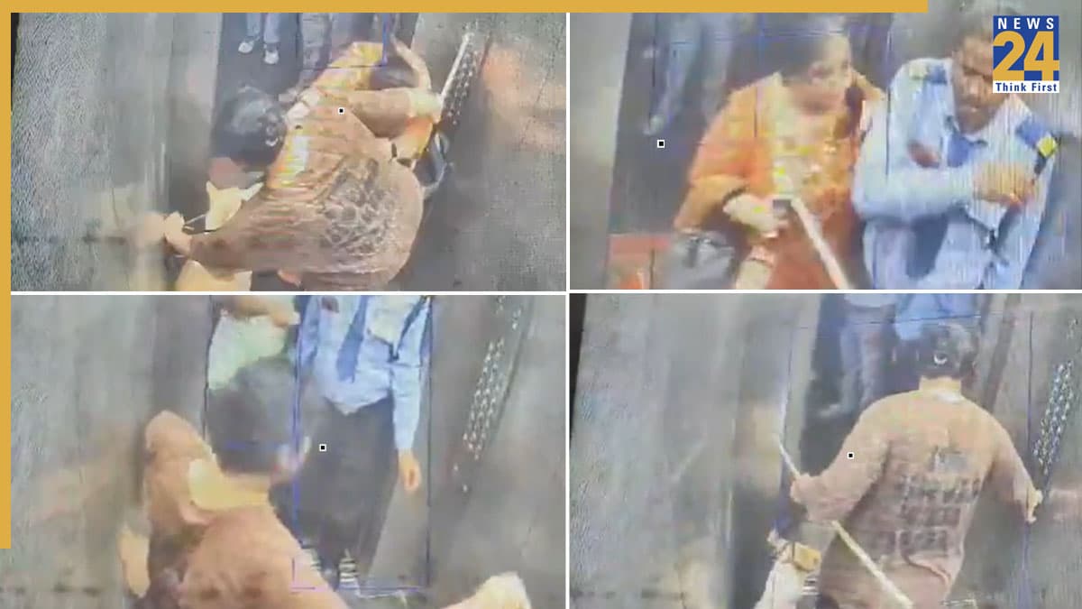 Viral Video: पालतू कुत्ते को लेकर सोसाइटी की लिफ्ट में 2 महिलाओं के बीच मारपीट, सिक्योरिटी गार्ड ने किया बीच बचाव