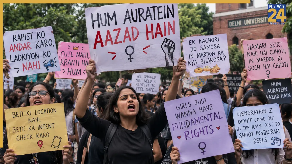 छात्राएं क्यों सड़कों पर उतरीं? वायरल हो रहे नारों में दिखा गुस्सा, आजादी और सुरक्षा का सवाल