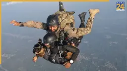 Video: इंडियन आर्मी के कॉम्बैट डॉग का पहली बार हैरतअंगेज स्टंट, प्लेन से हैंडलर और पैराट्रूपर के साथ किया जंप