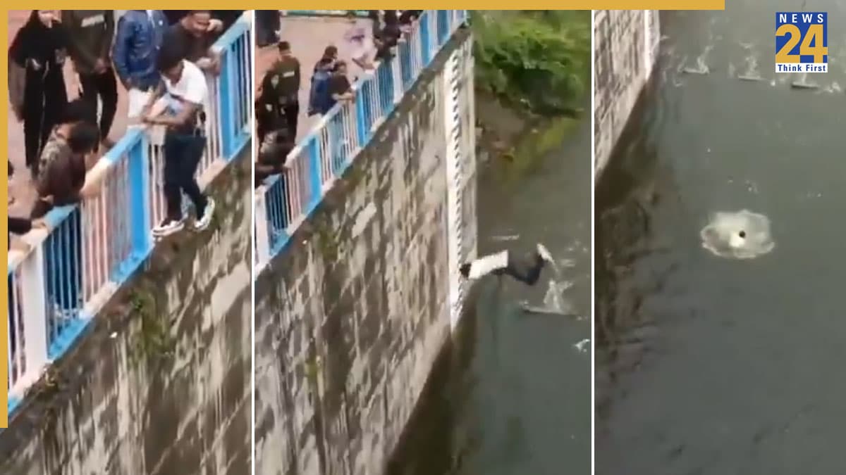 झांसी में रील बनाने के लिए 30 फीट से डैम में कूदा युवक, चट्टान से टकराकर टूटे दोनों पैर; अब अस्पताल में भर्ती