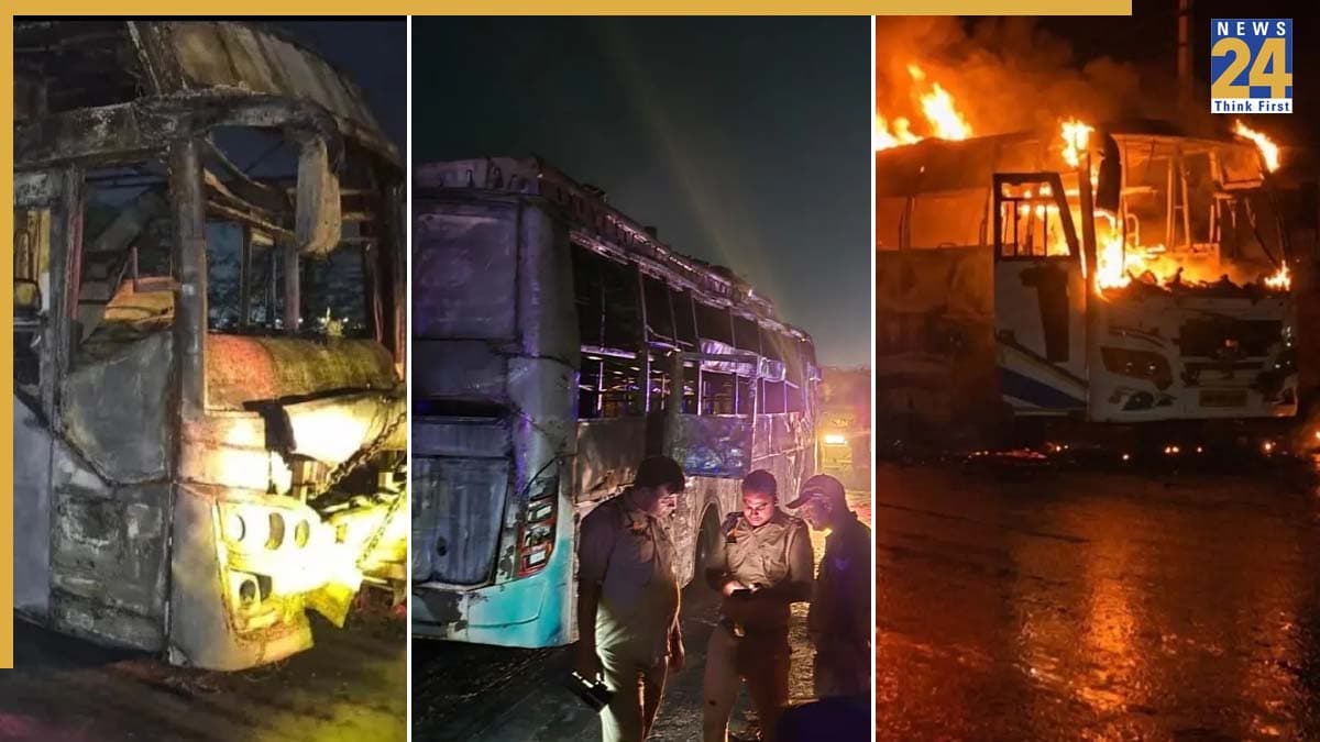Noida Bus Fire