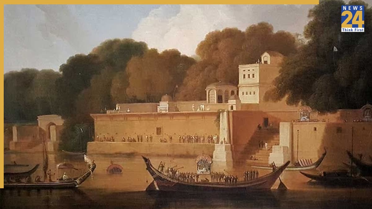 1810 मे बनी इस तस्वीर में कैद है बंगाल का दुर्गा विसर्जन, जो आज भी दिखाती है 200 साल पुरानी आस्था की झलक