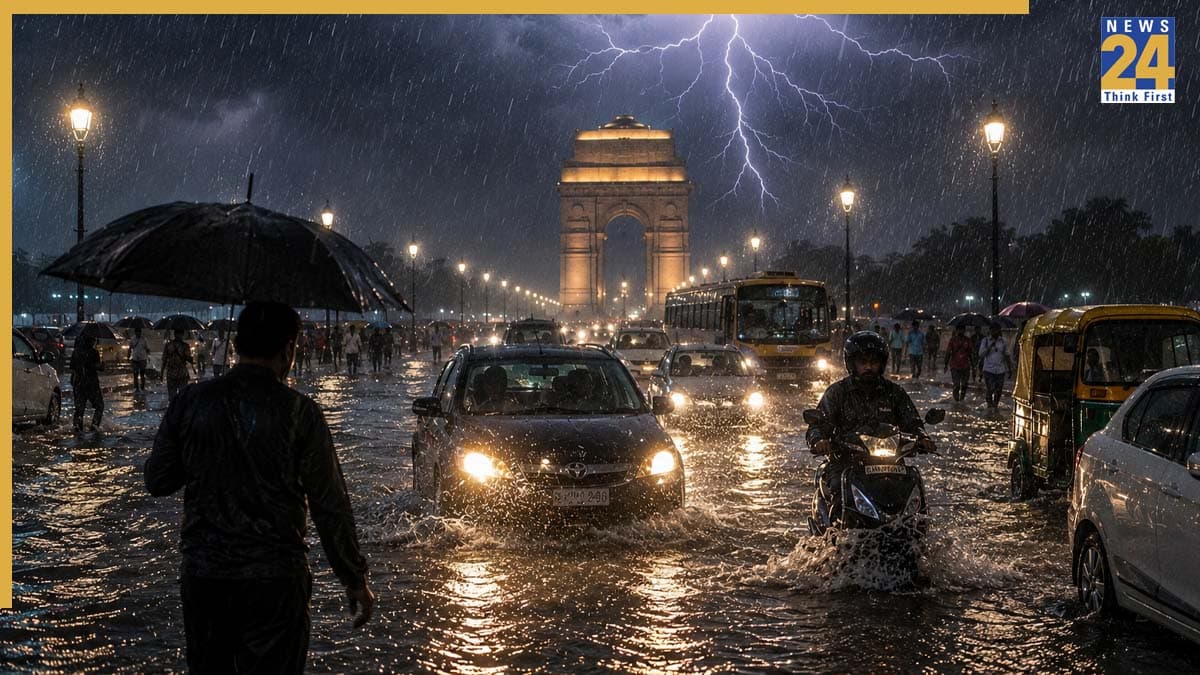 दिल्ली-NCR में झमाझम बारिश, कल इन राज्यों को झेलनी पड़ सकती है मौसम की मार, IMD ने जारी किया अलर्ट