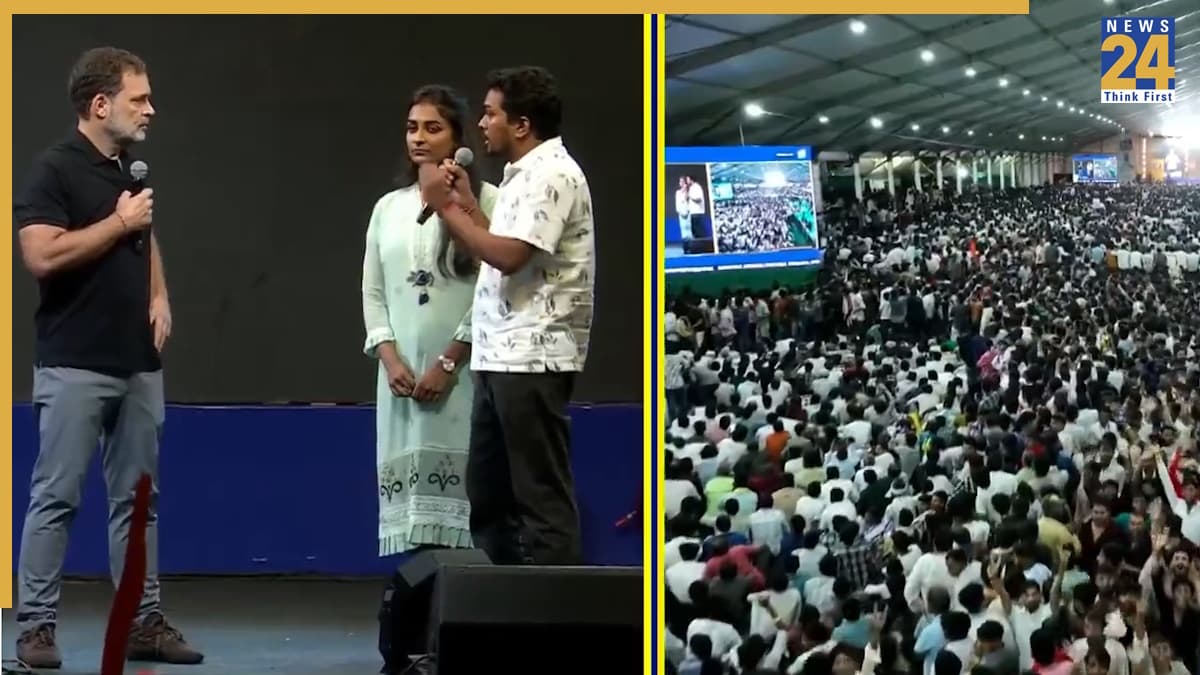 ‘अंधभक्त कभी सवाल नहीं पूछते, वे विकास नहीं चाहते’, इंदौर में ‘छात्रों की गूंज’ कार्यक्रम में बोले राहुल गांधी