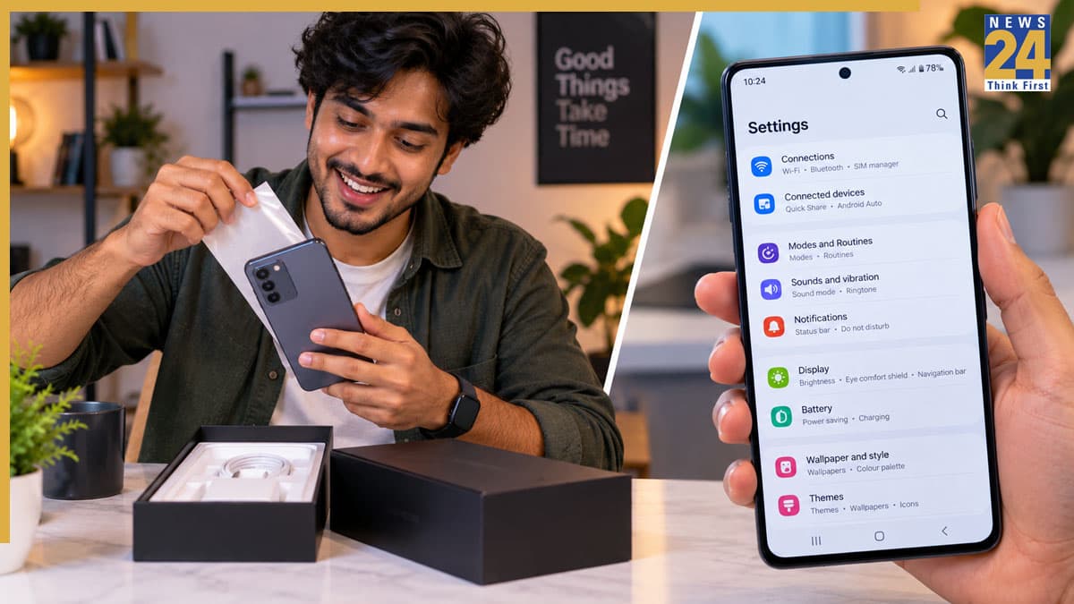 new smartphone settings