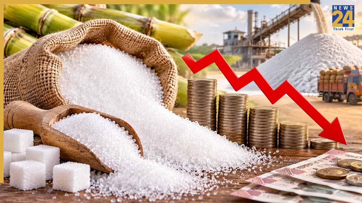Sugar Price Drop: त्योहारों से पहले 10% सस्ती हुई चीनी, सरकार ने स्टॉक नियम भी बदले
