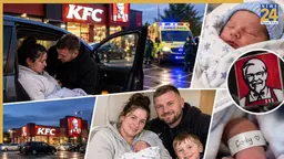 इंग्लैंड में अनोखी डिलीवरी, अस्पताल जाते समय KFC की पार्किंग में हुआ बच्चे का जन्म, रखा यूनिक नाम
