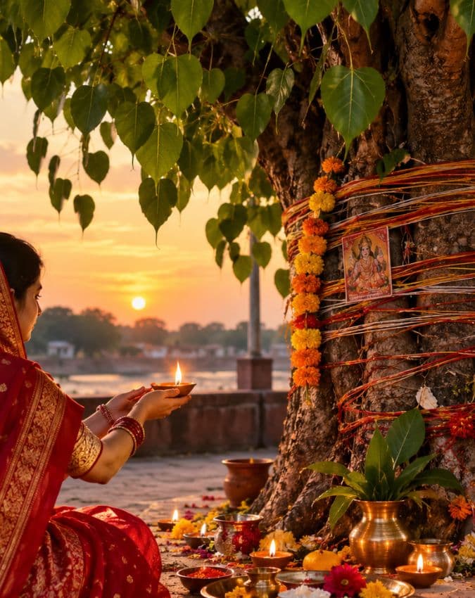 पीपल के पेड़ की पूजा