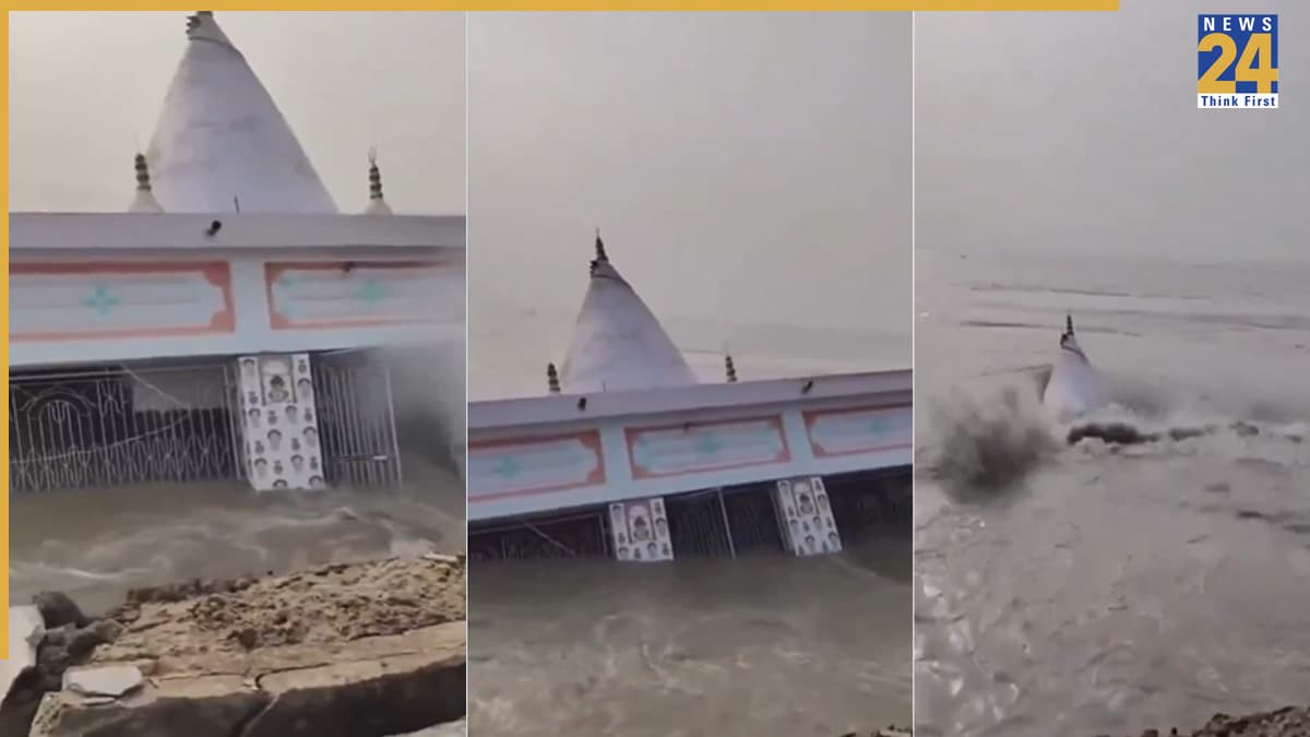 मालदा में गंगा का कहर, 175 साल पुराना शिव मंदिर नदी में समाया; 62 गांव जलमग्न; देखें VIDEO