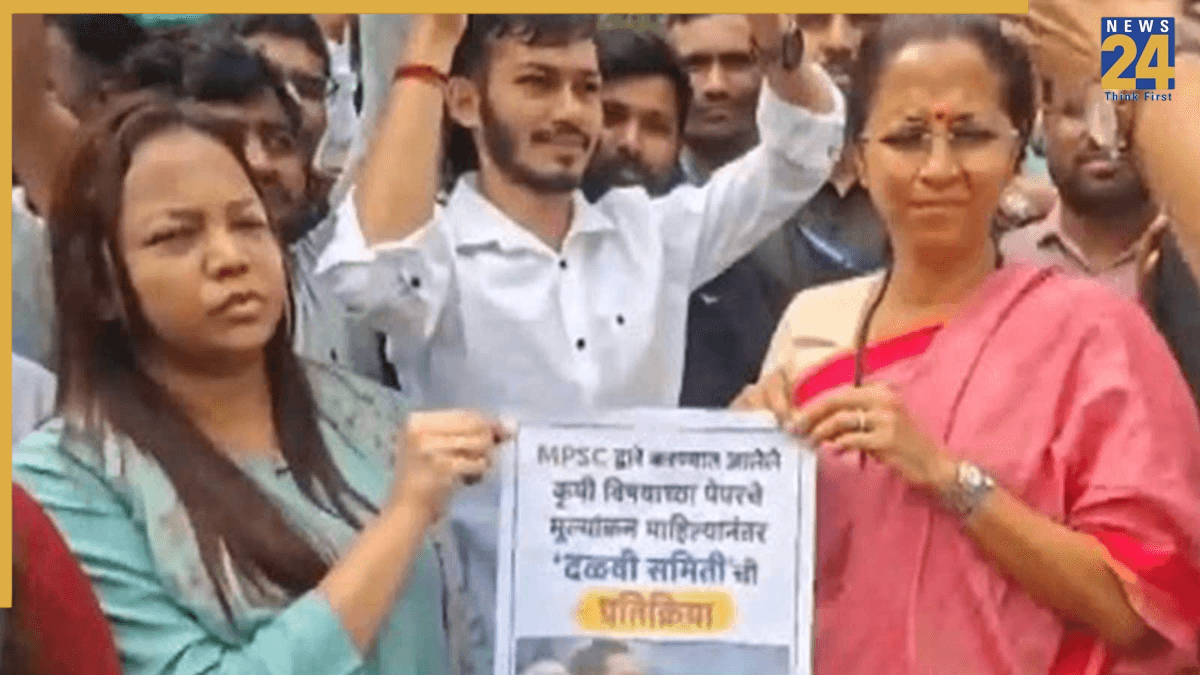 पुणे की सड़कों पर 'छात्र क्रांति'! MPSC दफ्तर के बाहर हज़ारों युवाओं का हल्लाबोल, काली शर्ट पहन गाड़ियों पर चढ़े रोहित पवार