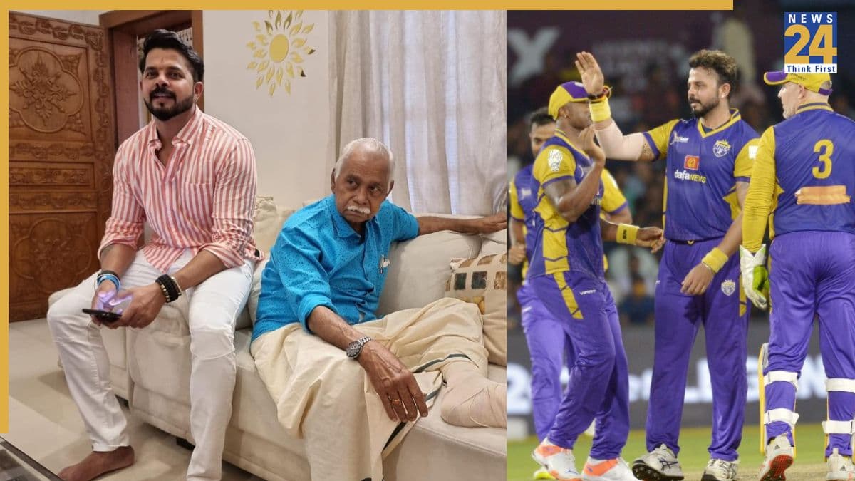 पूर्व भारतीय क्रिकेटर एस श्रीसंत के सिर से उठा पिता का साया, 89 साल की उम्र में हुआ निधन