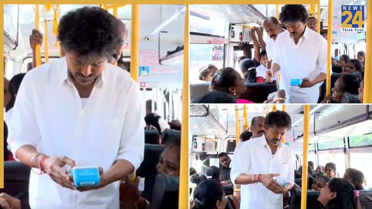 अचानक बस कंडक्टर की तरह टिकट क्यों काटने लगे सीएम विजय? महिलाओं ने मुख्यमंत्री की उतारी बलाएं