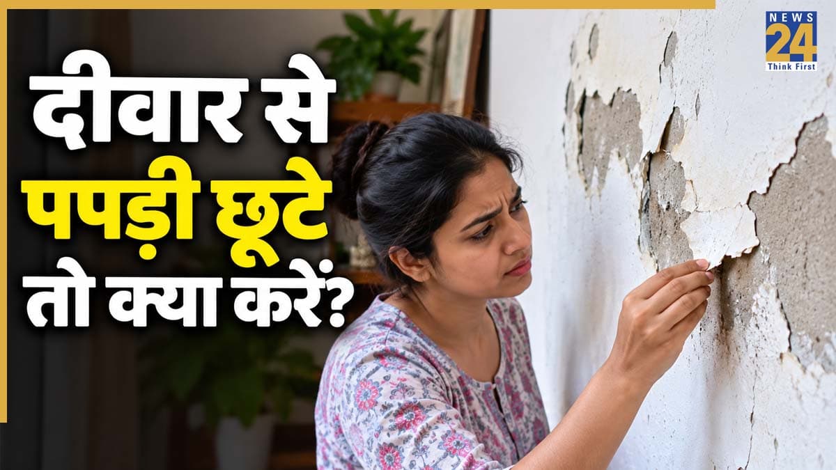उखड़ने लगी है दीवारों की पपड़ी तो ऐसे करें फिक्स, बिना मिस्त्री या पेंटर को बुलाए ही बन जाएगा काम
