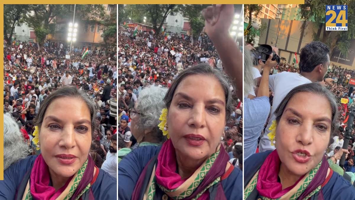 वोटर लिस्ट और SIR पर अभिनेत्री शबाना आजमी ने उठाई आवाज, CJP प्रोटेस्ट में हुईं शामिल