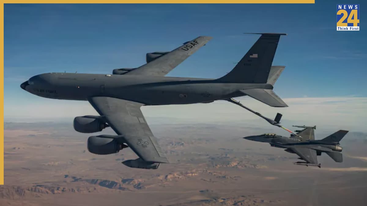 अमेरिका का KC-135 टैंकर विमान इराक में हुआ क्रैश, 4 क्रू मेंबर्स की मौत; 2 की तलाश जारी