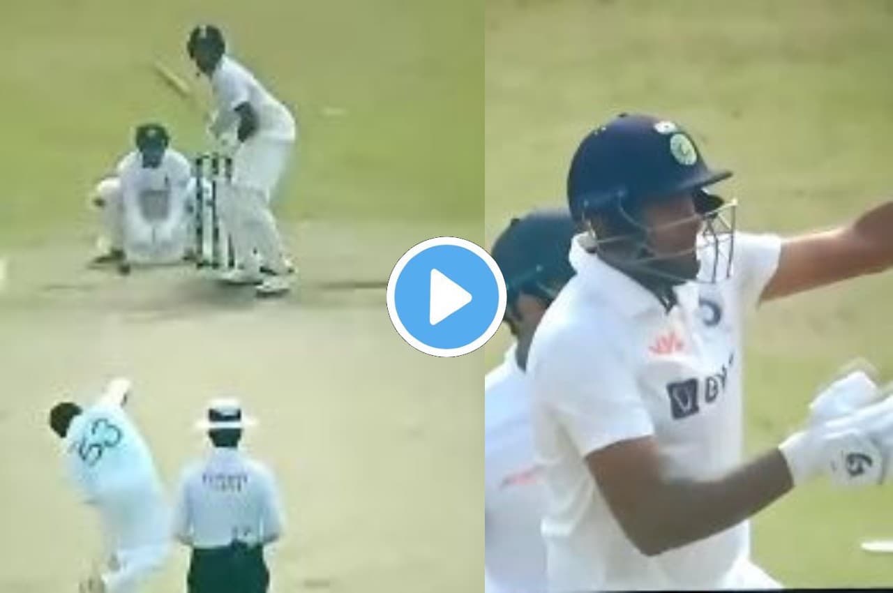IND vs BAN: Ashwin ने खड़े-खड़े एक हाथ से जड़ दिया गगनचुंबी छक्का, ऋषभ पंत की दिलाई याद, देखें वीडियो