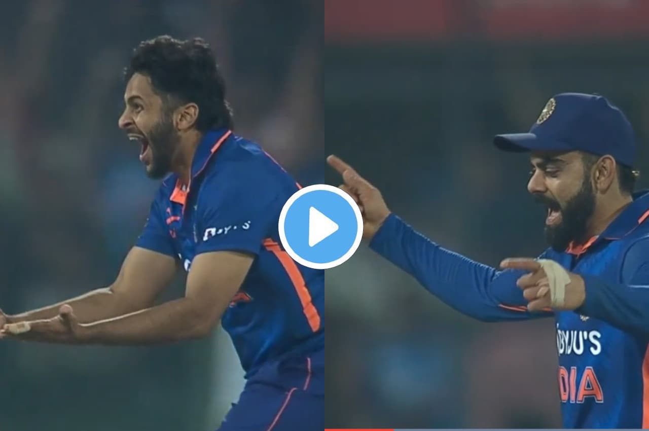 IND vs NZ: शार्दुल 'ठाकुर' के हाथों की जान, 2 गेंदों में चटका डाले 2 विकेट, नाच उठे विराट कोहली, देखें वीडियो