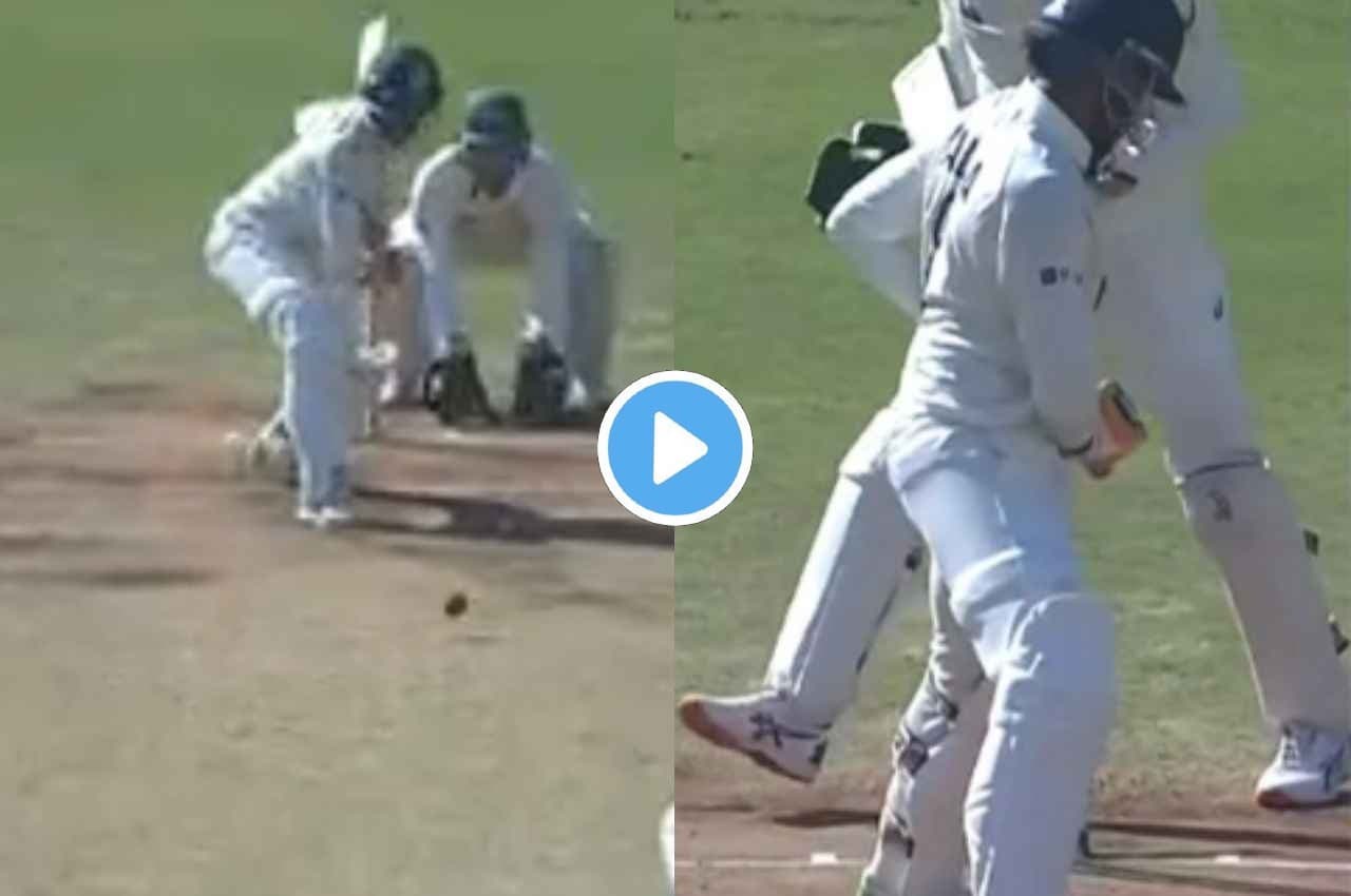IND vs AUS: बाहर जाते देख छोड़ रहे थे Ravindra Jadeja, अचानक स्टंप में घुसी Todd Murphy की बॉल, देखें वीडियो