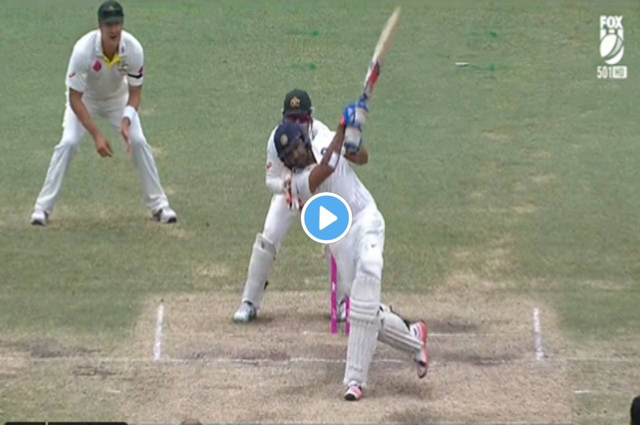 IND vs AUS: जब रोहित शर्मा को लगी थी नाथन लायन की गेंद, हिटमैन ने मारा था जोरदार छक्का, देखें VIDEO