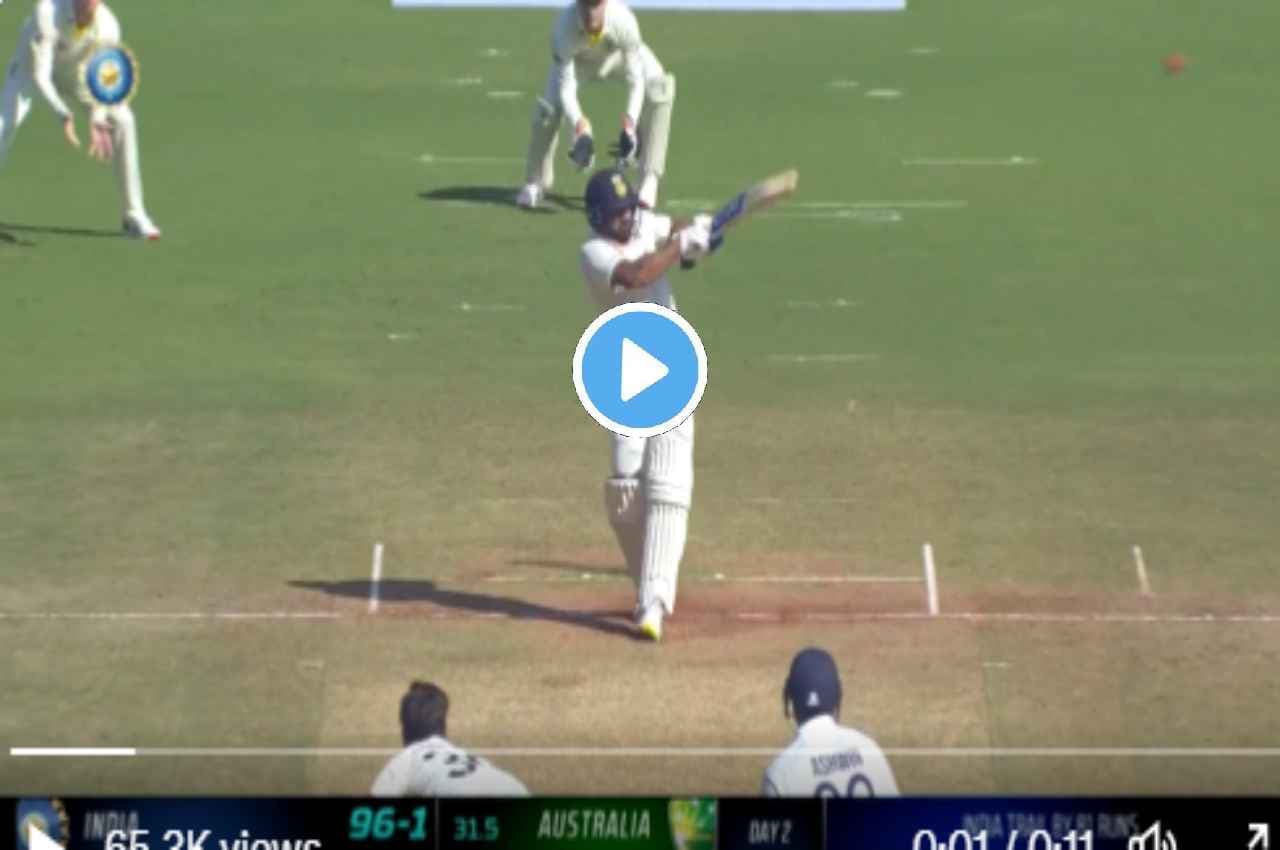 IND vs AUS: ये है Rohit Sharma special, पैट कमिंस की गेंद पर गोली की रफ्तार से मारा SIX, देखें video