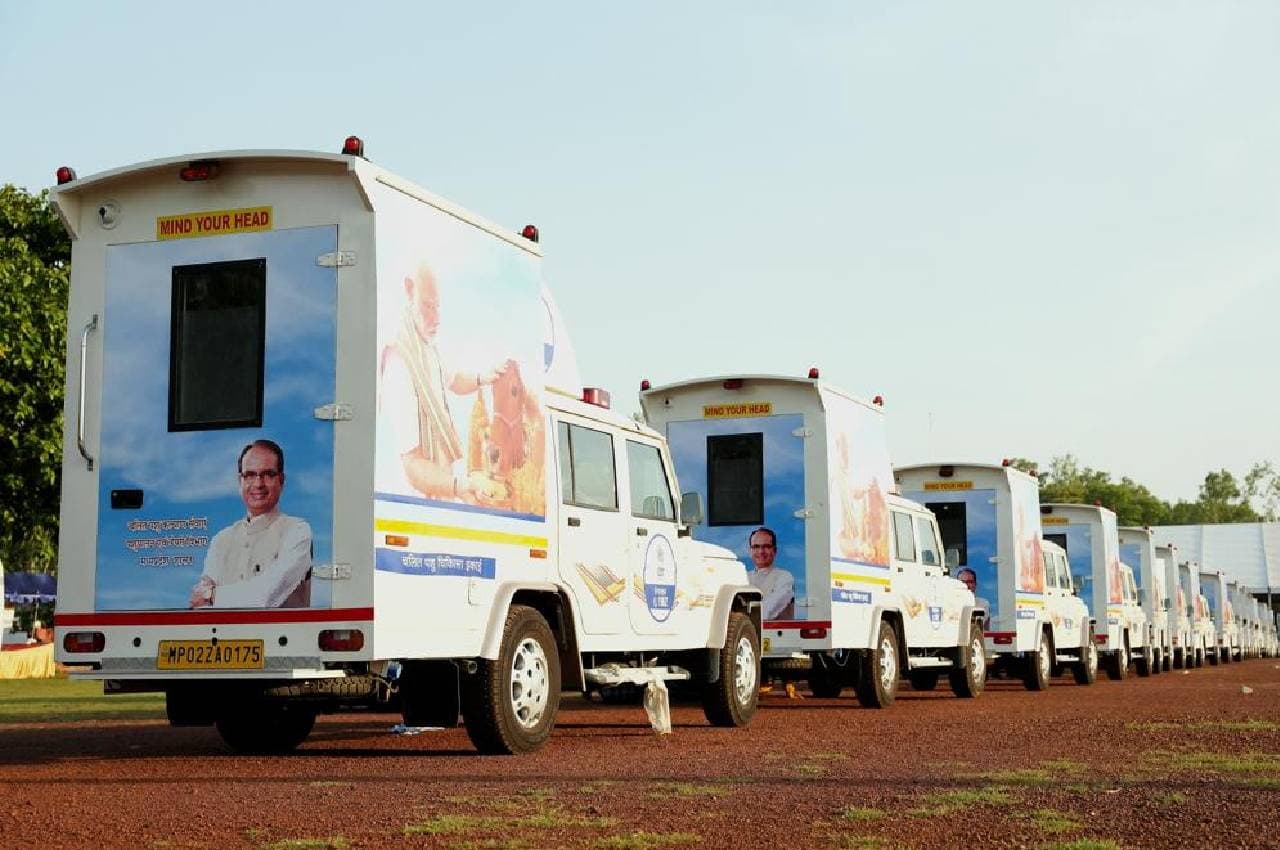 COW ambulance facility in Madhya Pradesh COW ambulance facility in Madhya Pradesh