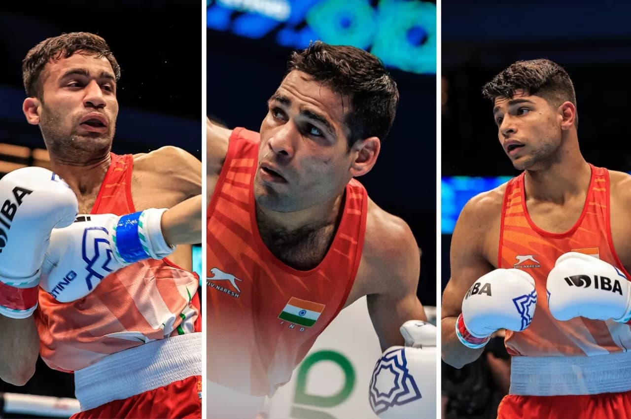 World Championships_ boxer Deepak Bhoria Mohammed Hussamudin Nishant Dev World Championships: boxer Deepak Bhoria Mohammed Hussamudin Nishant Dev